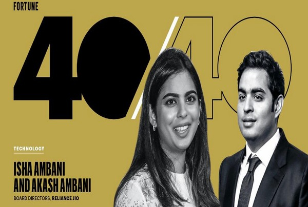 Isha and Akash became Fortune ’40 Under 40′