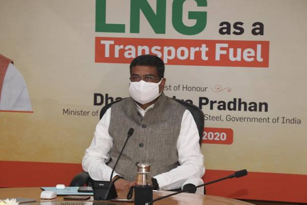 Pradhan calls for launching campaign for making users aware about benefits of LNG as fuel