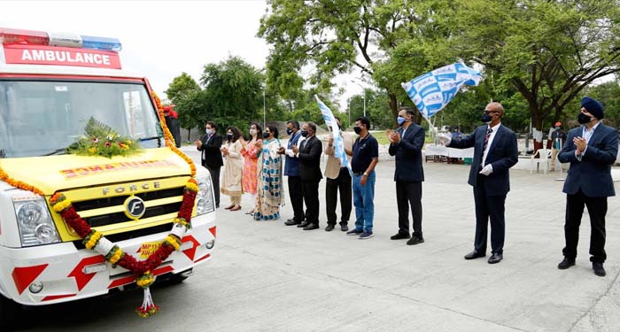Bajaj Allianz General Insurance distributes ambulances under its Saving Lives initiative